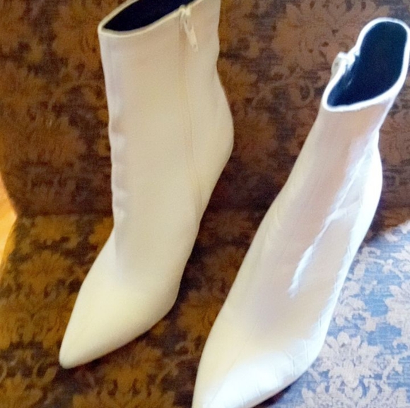 White Booties - Picture 3 of 4